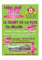 catalogue le geant de la fete