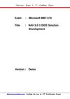 Test4pass Microsoft test MB7-516 exam dumps vce