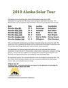 2010 Alaska Solar Tour