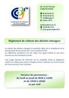 règlement de la collecte des OM - CC3F