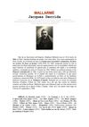 Derrida Sur Mallarmé