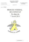 AVON : Procès-verbal de CONSTAT D'HUISSER pour l'inaccessibilité du centre commercial des FOUGÈRES suite aux...