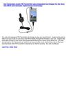 2nd Generation Audio FM Transmitter plus integrated Car Charger for the Sony Clie NR70 with Gomadic TipExchange...