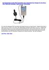 2nd Generation Audio FM Transmitter plus integrated Car Charger for the Sony Clie TG50 with Gomadic TipExchange...