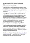 Term Paper on Global Warming: Forecast of Changes on the Earth