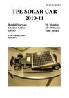 TPE 2011 voiture solaire