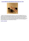 Video Projectors - NEW Dell Latitude D530 Power Button Hinge Cover TY281