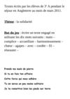 "Dis-moi dix mots" autour de la solidarité