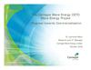 Carnegie Wave Energy - CETO Wave Energy Project