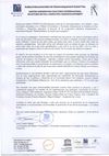 carta de apoyo catedra UNESCO para la paz