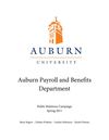 Auburn Payroll and Benefits Department Campaign
