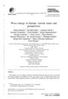 Wave Energy in Europe: Current Status