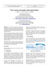 Wave energy and supply chain opportunities
