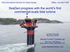 SeaGen:progress with the world’s first commercial-scale tidal turbine