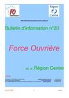 Bulletin d'inF.O Fonction Publique Territoriale