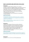 RECLAMATIONS DES DP