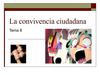 La convivencia ciudadana