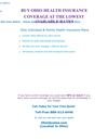 Purchase Ohio Health Insurance Online