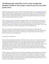 The following topics stated below are five various strategies that individual's should use when trying to create the...