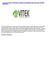 Televisions & Video - Vitek VT-EH4500 4 Channel H.264 Digital Video Recorder, 500GB Hard Drive