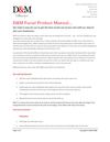 D & M Facial Product Manual