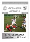Germania Aktuell vom 15.05.2011 FCB vs. TSV Weilheim/Teck