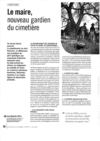 Le maire, nouveau gardien du cimetière