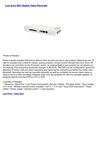 Televisions & Video - Mini Digital Video Recorder