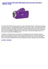 Categories - Vivitar DVR 810HD 8.0MP Digital Video Camcorder with Built In Memory - Purple