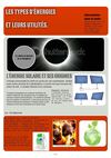 Les types d'énergies