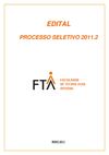 Edital do Vestibular FTA - Fortaleza 2011.2