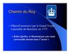 Chemin du Roy