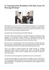 Is Communication Breakdown The Root Cause Of Marriage Breakup?