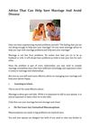 Advice That Can Help Save Marriage And Avoid Divorce