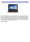 Computers & Accessories - Acer Aspire One AOD255E-13611 10.1in Netbook PC, Intel Atom N455 1.66GHz Processor, 1GB...
