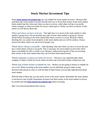 Stock Market Investment Tips