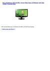 Computers & Accessories - AOC 931SWL 19-Inch Wide Class LCD Monitor with High 10,000_1 Contrast Ratio