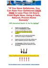 diet after gallbladder removal - removal of gallbladder - inflamed gallbladder - gallstone removal report