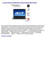 Computers & Accessories - Aspire AS7552G-6061 Laptop Computer (Mesh Black)