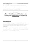 Des multimédias pour l'education : de l'interactivité fonctionnelle à l'interactivité relationnelle