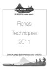 Eté 2011 - Fiches Techniques des Produits