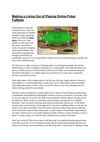 Making a Living Out of Playing Online Poker Fulltime