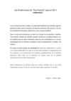 Las Predicciones de "The Futurist" para el 2011-Comentario- GTE- FIZ- UNPRG