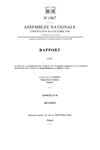 Rapport budget sécurité loi de finances pour 2010