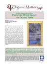 Protecting Water Quality on Organic Farms