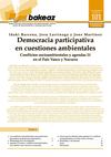 Democracia participativa en cuestiones ambientales Conflictos socioambientales y agendas 21 en el País Vasco y...