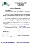 Mot du président de l'Association