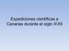 Expediciones científicas a Canarias