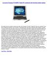 Computers & Accessories - Compaq TC1000PC Tablet PC notebook with docking station laptop