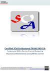 SOA CERTIFIED SOA PROFESSIONAL S90-01A